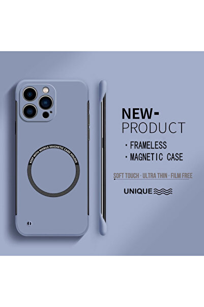 Choice iPhone17 Pro Gray Ultra Thin Matte Hard PC Magnetic Frameless Color Ph...