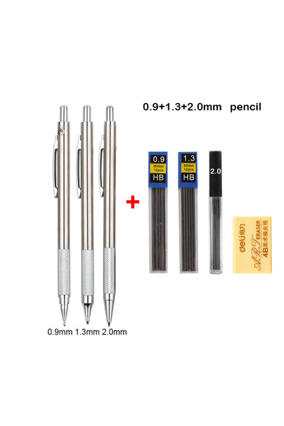 Choice 0.9 1.3 2.0mm Pencil Mechanical Pencil Set 0.3 0.5 0.7 0.9 1.3 2.0mm F...
