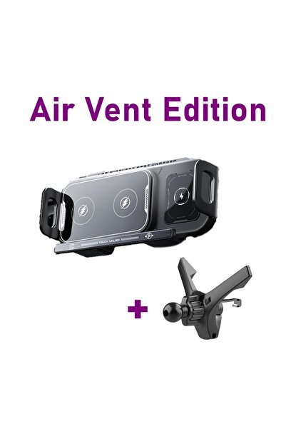 Choice Air Vent Edition 15W Universal Car Phone Wireless Charger Holder 360° ...