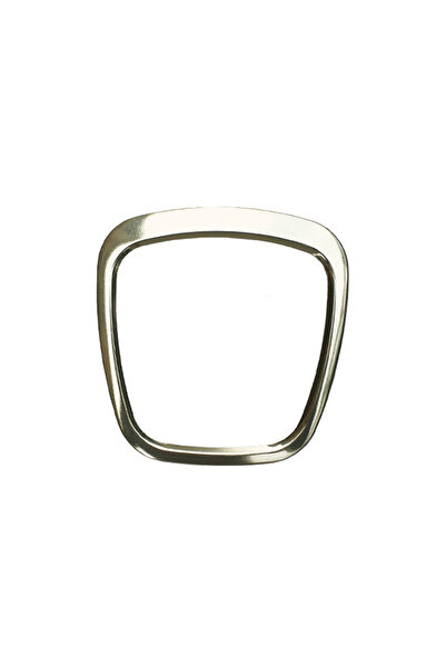 Choice Silver Car Steering Wheel Ring Sticker Frame Metal Cover Interior Deco...