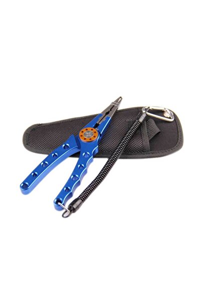 Choice Blue Fishing Pliers Aluminum Alloy scissors Hook Remover 150g 20CM Fis...