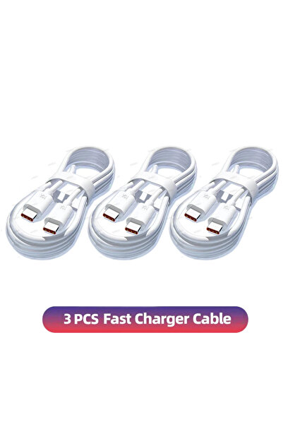 Choice Type-C to Type-C 2m 3pcs NNBILI 1-3PCS 10A 100W Fast PD Dual Type C Qu...