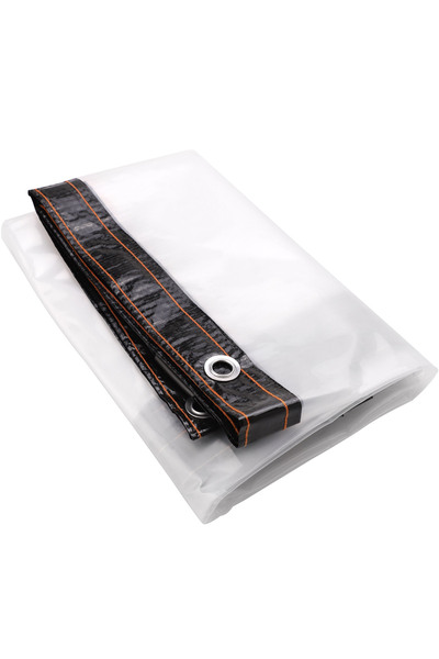 Choice5 1.5x2m Large Clear Weatherproof Tarp Thick PE Rain Cover Tarp Outdoor...