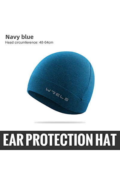 choice2 navy blue WRELS Winter Beanie Hat Windproof Warm Knitted Sweat-Wickin...