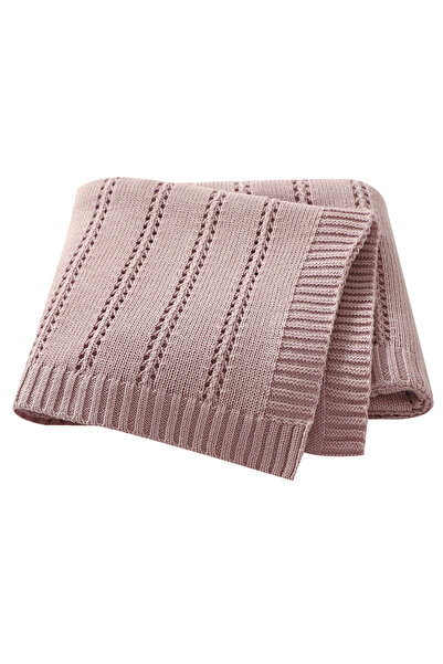 Choice 70 By 90 Light Pink Vertical Stripes Solid Color Baby Cotton Blankets ...