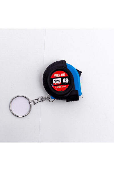 Choice Blue Mini Power Tape Measure Keychain Universal Pull Ruler Metric Tape...