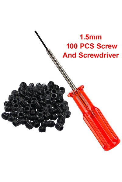 Choice5 100PCS 1.5MM Screws Sewing Repair Tool Set Hex Socket Screwdriver 1.5...