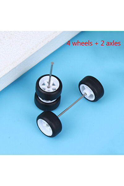 Choice White High Quality 6PCS 1:64 Wheels For Hotwheels With Tire Model Mode...