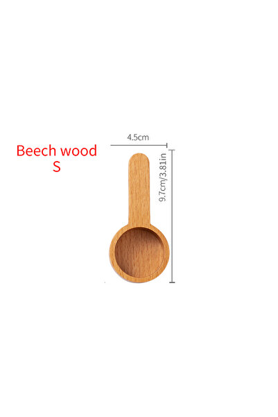 choice2 1PC 1PC مغرفة قهوة من خشب الجوز، مغرفة من الخشب الصلب، مغرفة جرام، مغ...