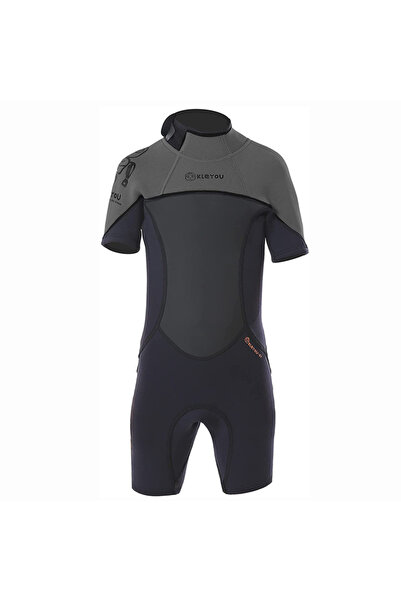 Choice 12 Gray Thermal Shorty Swimsuit Kid Surf Neoprene Wetsuit Children Scu...