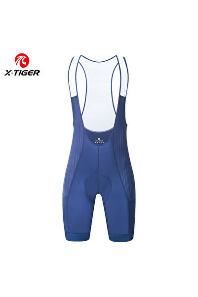 Choice4 XXXL XM-DBK-36402 X-TIGER Blue Pro Men's Cycling Bib Shorts Bretelle ...