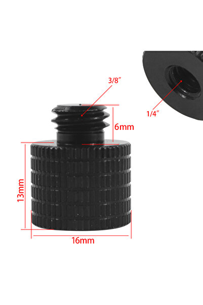 Choice 38 M to 14 F Reinforce Camera Conversion Screw Adapter 1/4 to 3/8 M4 M...