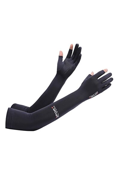 Choice4 Men Blue UV Solar Arm Sleeves Men Cycling Gloves Hand Long Sleeves Dr...