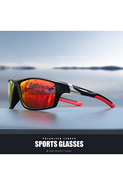 choice2 C5 Red 1pcs/3pcs Square Sports Sunglasses for Men - Polarized Lens fo...
