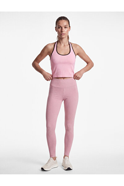 Koton Slim Fit Halter Neck Sleeveless Ribbed Sports Tank Top