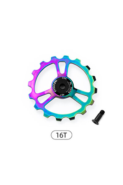 Choice مجموعة عجلات دراجة ذات محمل سيراميكي 16T من CYCLAMI Carbon Derailleurs...