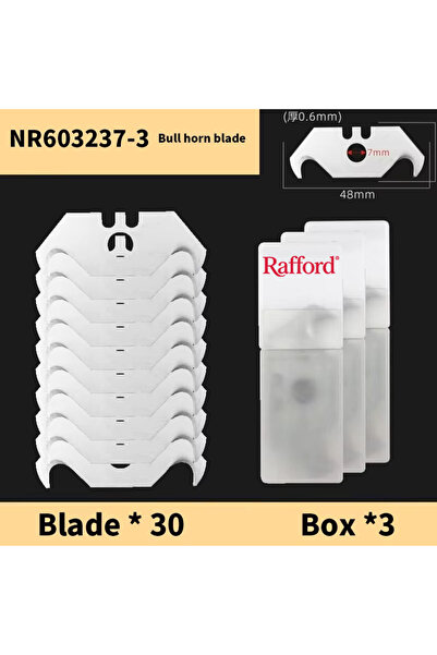 choice2 NR603237-3 30pcs Radford Cuchillas de Utilidad SK2 con Gancho - Acero...