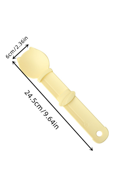 Choice YELLOW Cat Strip Squeeze Spoons Strip Feeder Wet Treats Dispense Spoon...