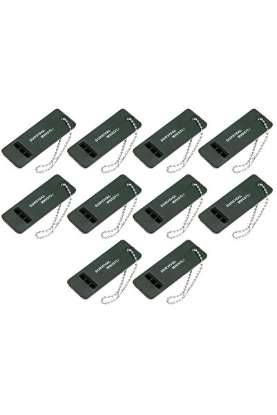 APWIKOGER 10PCS 1-10PCS 3-Frequency Whistle High Decibel Survival Whistle Out...