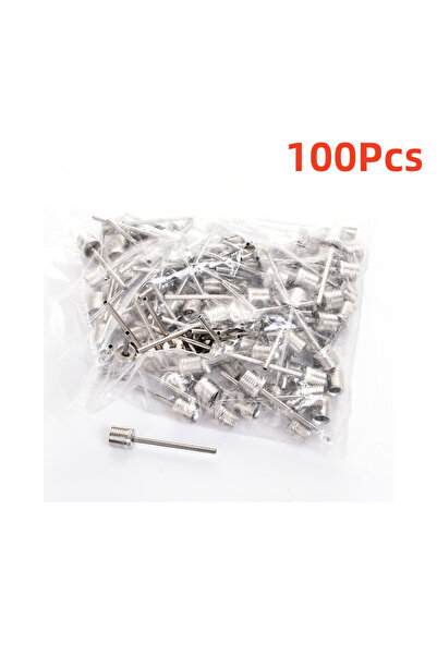 choice2 100Pcs 10/20/100Pcs Ball Air Needle Stainless Steel Pump Pin Basketba...