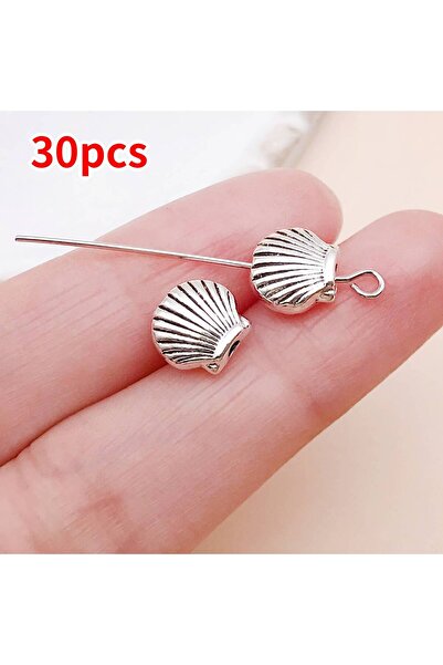 Choice4 15976-30pcs 30pcs/lot Alloy Ancient Silvery Ocean Series Interval Bea...