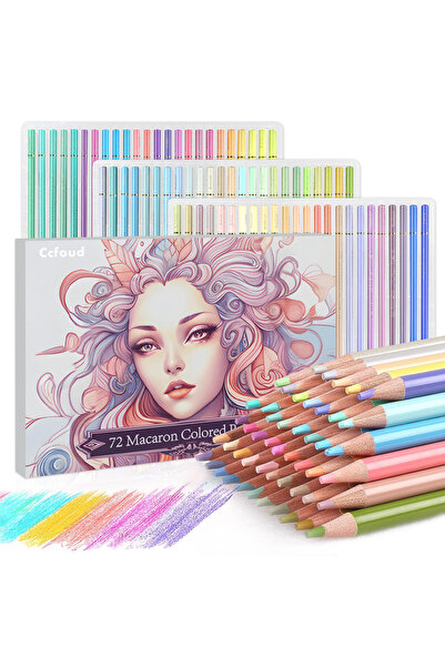 Choice 72 color 12/24/50/72 pcs Pastel Colored Pencils Set - Macaron Colors f...
