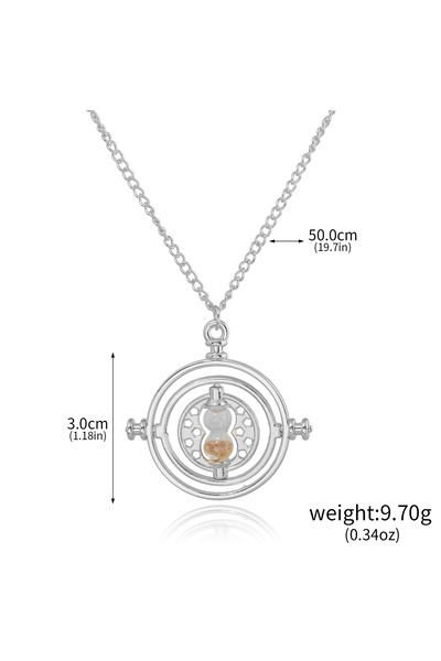 Choice N00147-02 Astronomical Time Converter Classic Harried Time Necklace Ti...