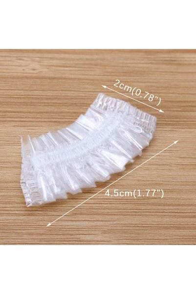 Choice 100PCS 100 Pcs Disposable Hair Dye Ear Covers, Waterproof Ear Protecto...
