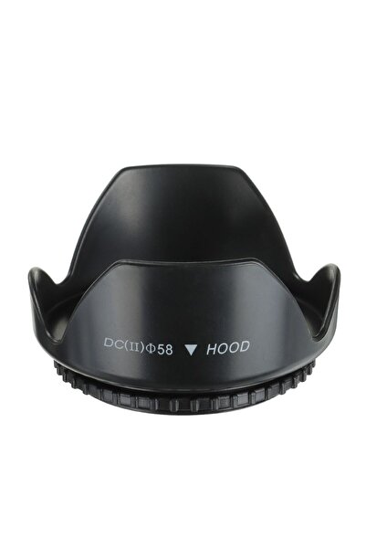 Choice4 58mm Screwed Sunshade Lens Hood For Nikon Canon Fuji Olympus DSLR Cam...