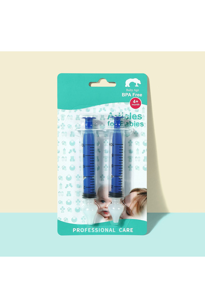 Choice7 C15-Blue محقنة شفط أنف للأطفال سعة 10 مل/20 مل، منظف أنف للأطفال، غسا...