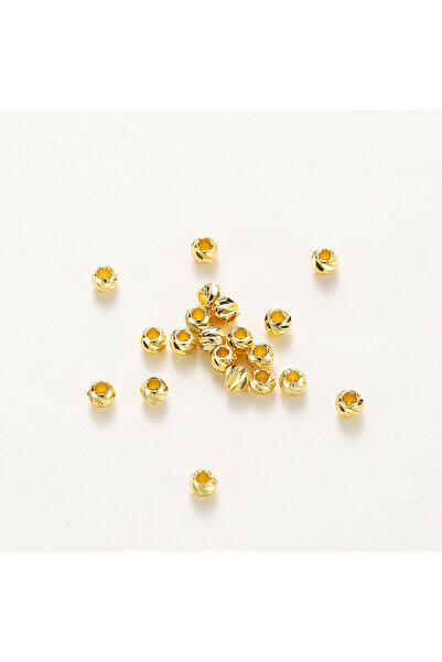 Choice 5mm-50Pcs 18K Gold style01 20pcs/lot 18K Gold Plated Striped Cut Flowe...