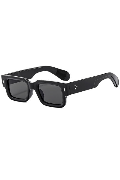 Choice black grey Classical High Square Rivet Sunglasses Men Women Fashion Ey...