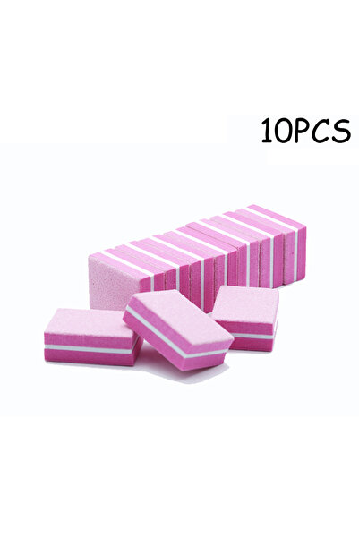 Choice Rose red 10PCS 50Pc Professional Mini Nails Art buffer File 100/180 Sa...