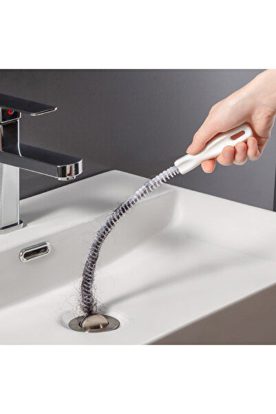 Choice Pipe Dredging Brush Long Clean Kitchen Bathroom Hair Sewer Sink Cleani...
