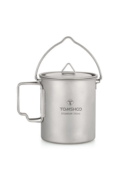 Choice Titanium 750ml Pot Tomshoo 750ml Outdoor Camping Cup Durable Titanium ...