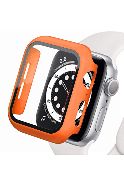 Choice59 45MM Orange Glass+Case for Watch Ultra 49mm 45mm 44mm 41mm 40mm Acce...