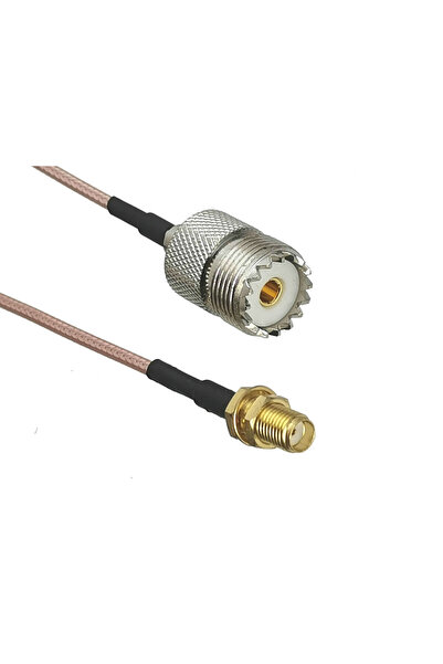 Choice 6 بوصة (15 سم) SO239 F إلى SMA F 1 قطعة كابل RG316 UHF PL259 SO239 إلى...