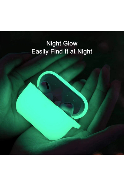 Choice For Airpods 4 2024 Night Light Luminous Silicone Soft Earphone Case fo...