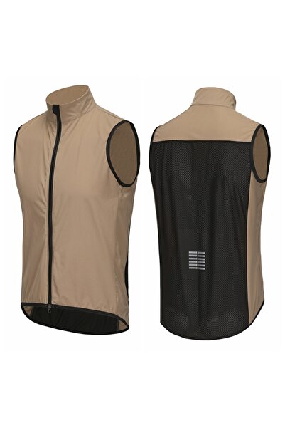 Choice M khaki Rsantce Men Jerseys Windproof Lightweight Cycling Sleeveless J...