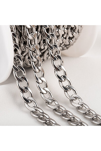 Choice 1meter Steel Color 7mm 1Meter 2Meters 3-7mm Stainless Steel Cuban Link...
