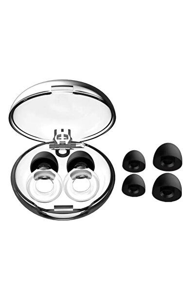 Choice Transparent Silicone Earplugs for Swimming Sleep Noise Cancel Noise Re...