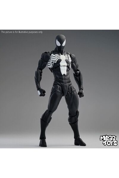 BANDAI With Box Hot Mess Toys Black Spiderman Action Figure Anime Spider Red ...