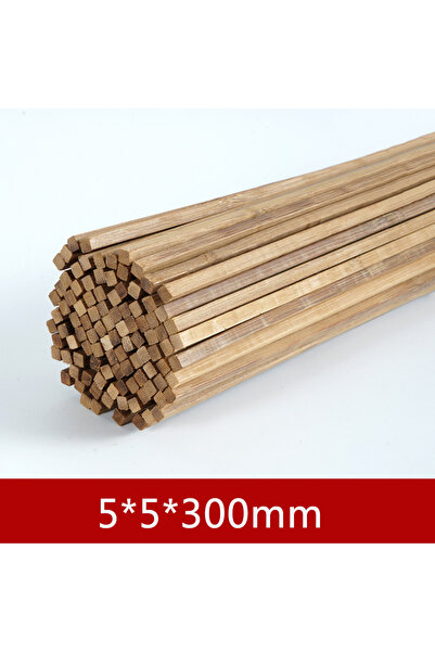 Choice1 5x5x300 SW84585-06 10-100 قطعة/مجموعة خشب البامبو لمواد بناء النماذج ...