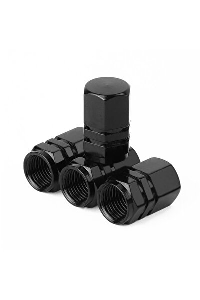 Choice3 Black 4pcs 4Pcs Aluminum Alloy Car Wheel Tire Valve Caps Tyre Rim Ste...