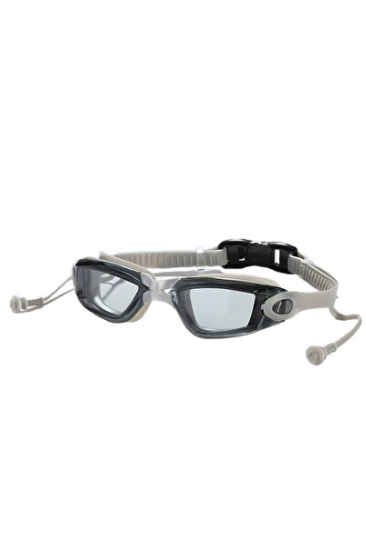 Choice3 Adults Gray Professional Swimming Goggles with Conjoined Earplugs HD ...