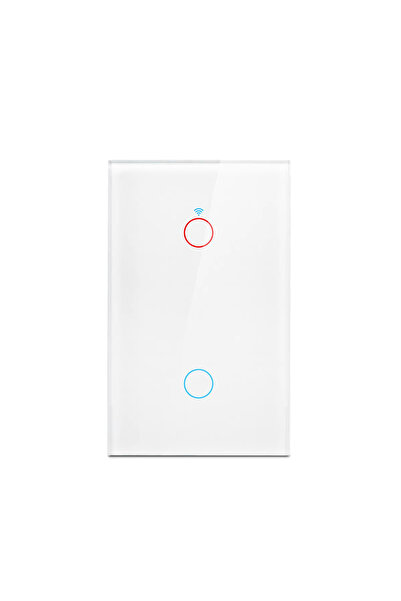 Choice8 White 2 Gang N Tuya US WiFi+Bluetooth/Zigbee Smart Wall Switch RF433 ...
