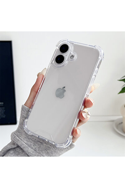 Choice For iphone 16 Transparent Luxury Transparent Shockproof Armor Case For...