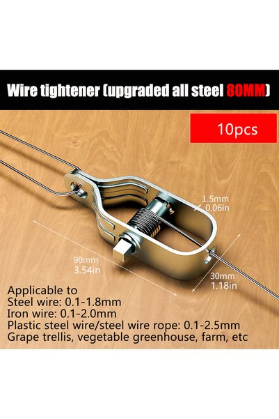 choice2 A New Upgrade 10Pcs Electric Fence Wire Tightener Wire Tensioner,Cabl...