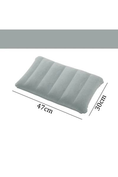 Choice Grey 47x30cm Air Cushion Pillows Outdoor Camping Sleep Cushion Folding...