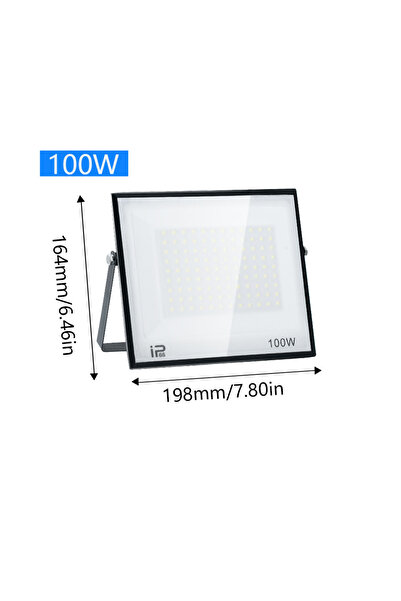 Choice Neutral Light AC220V(175-265V) 100W LED Flood Light Outdoor Lighting 2...